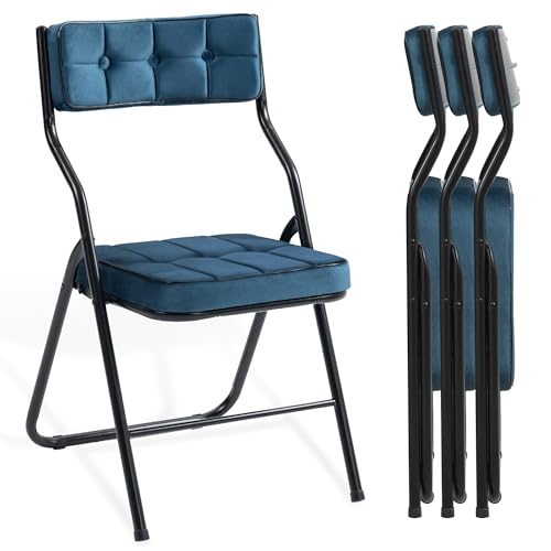 Padded Folding Chairs 4 Pack V9773
