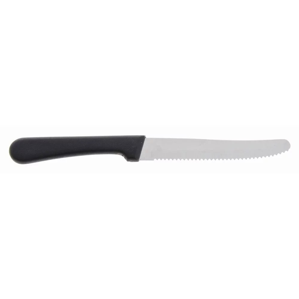 8-3/4 Inch Stainless Steel Steak Knife with Black Handle, Pack of 24 G523