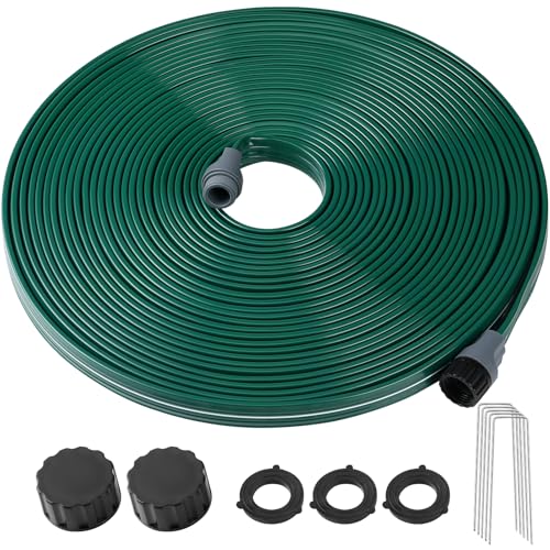 50ft 2 Pack Soaker Sprinkler Hose with Stakes J595978