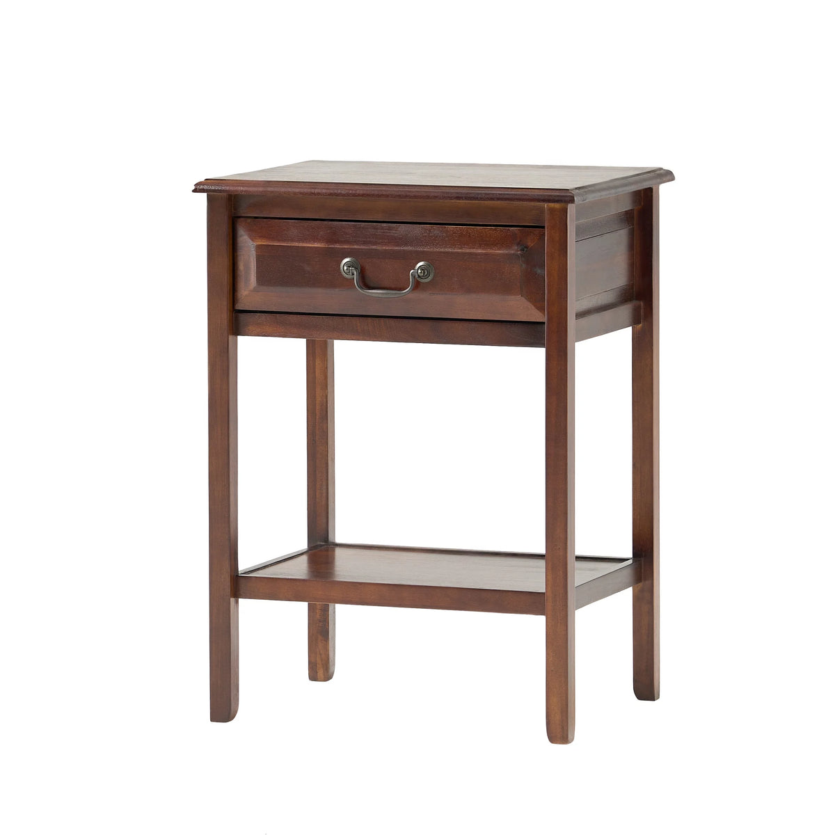 27" Acacia Wood Side Table E8300