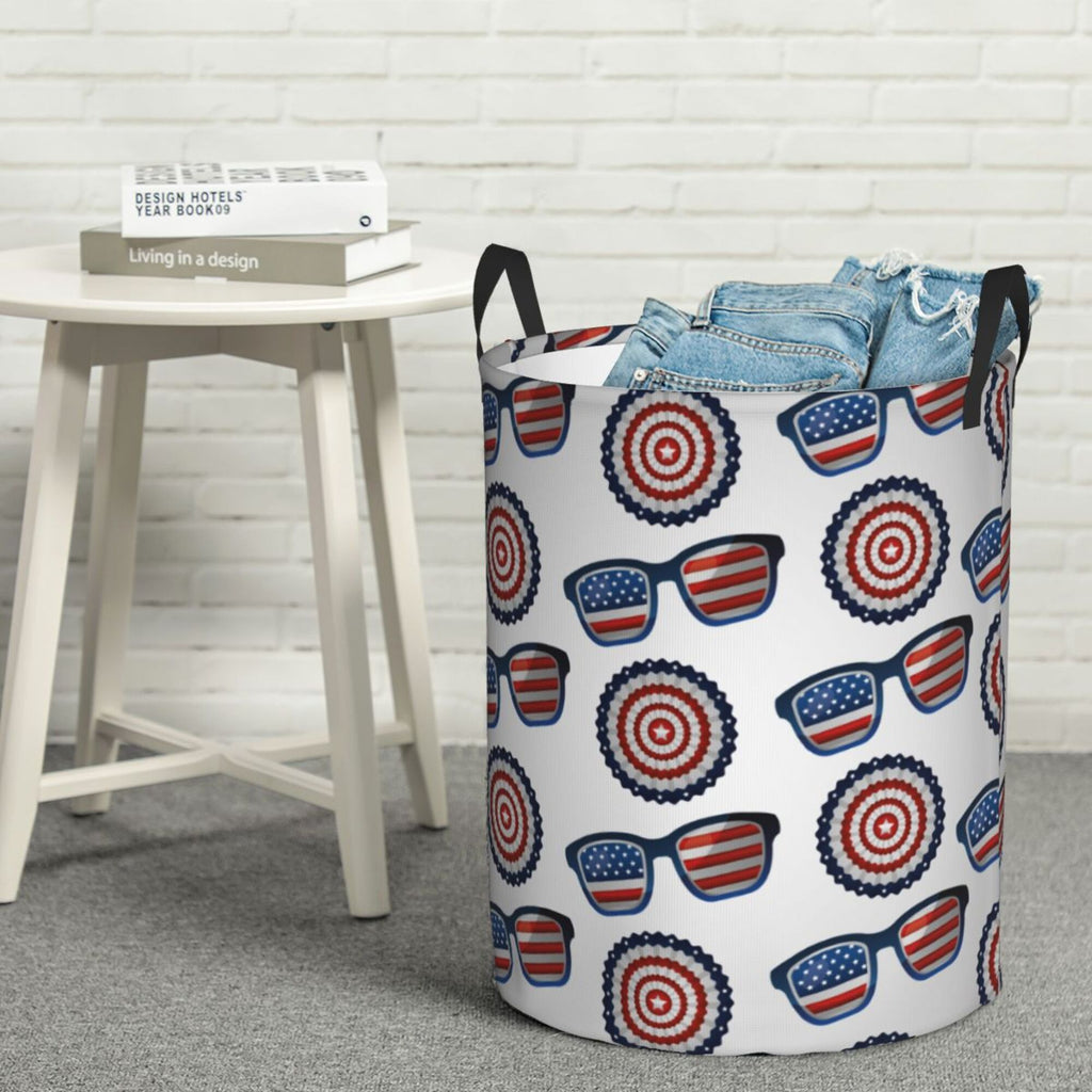 Waterproof Collapsible Laundry Basket with Handles B2060
