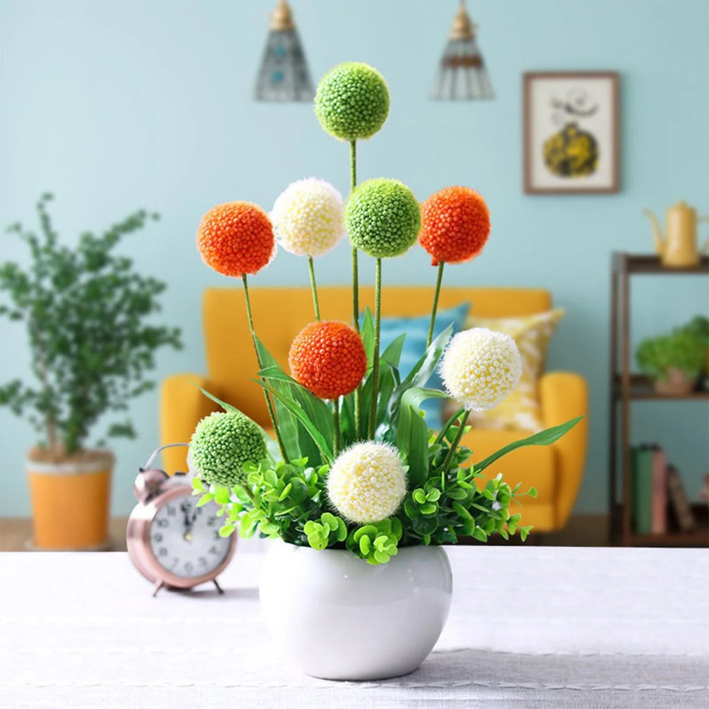 Colorful Artificial Flower Potted Plant I19321