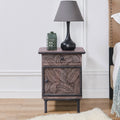 Solid Mango Wood Nightstand J746957
