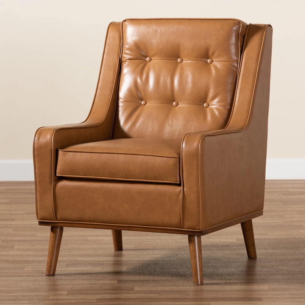 Tan Lounge Chair B130