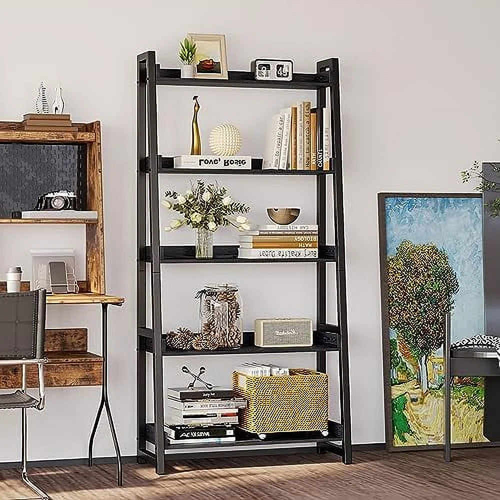 5-Tier 31.5in Wide Metal Bookshelf W260