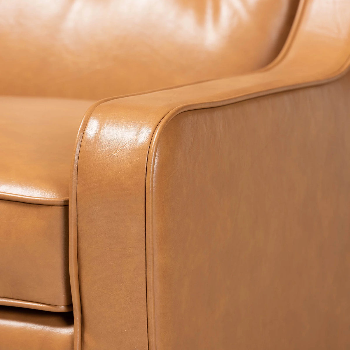 Tan Lounge Chair B130