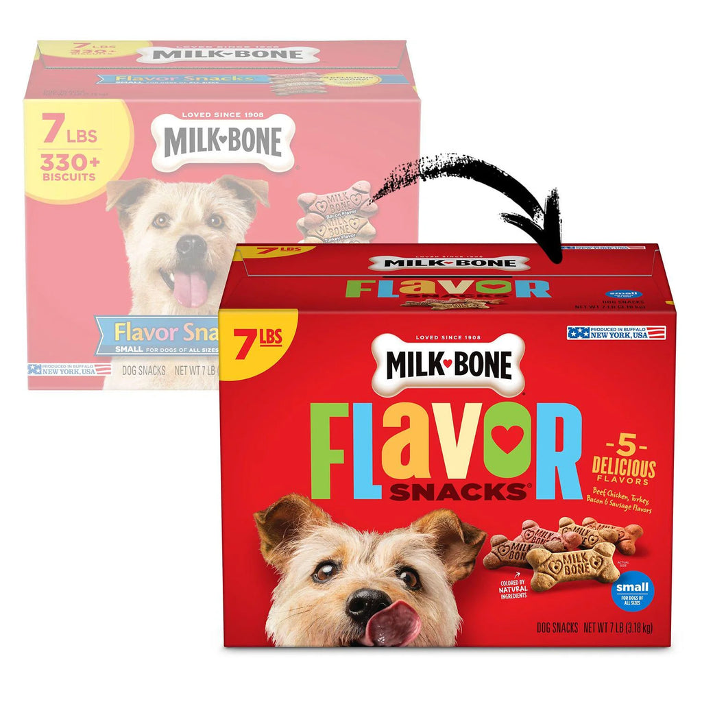 Beef Chicken Turkey and Bacon Flavor Dog Biscuit Treats 7 lb R97788