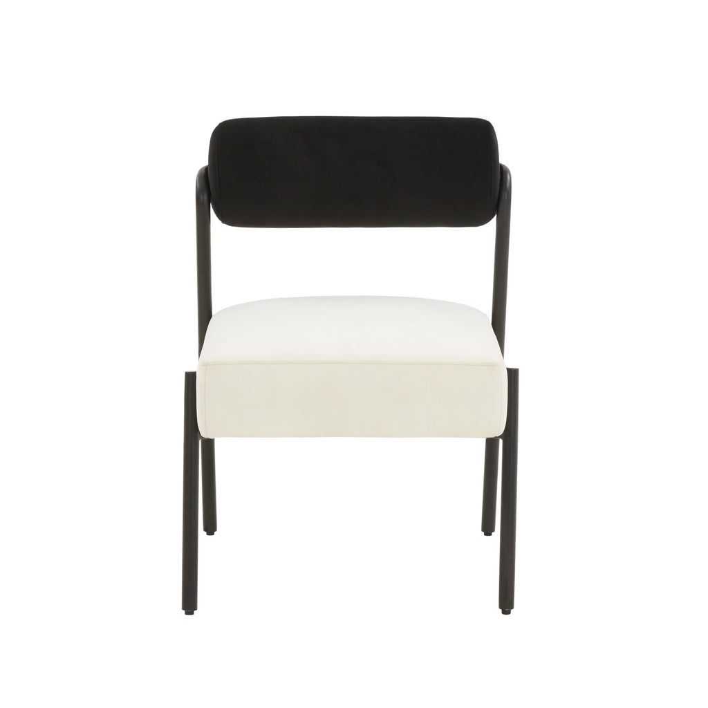 Cream Velvet Accent Chair M876313