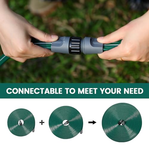 50ft 2 Pack Soaker Sprinkler Hose with Stakes J595978