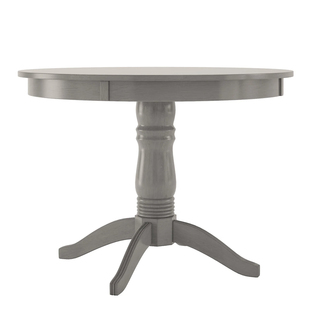5-Piece Wood Dining Set Antique Gray G5201