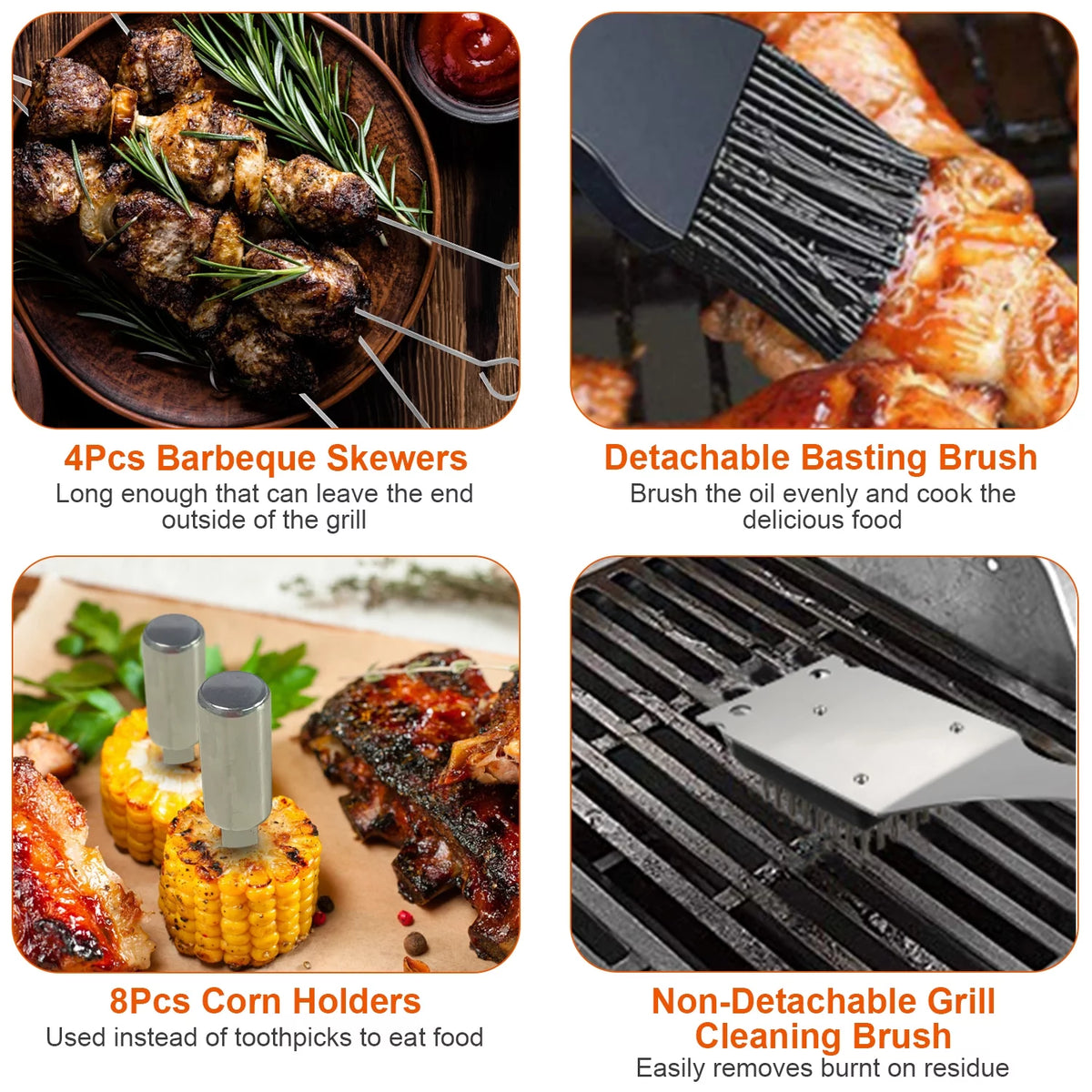Stainless Steel BBQ Grill Tool Kit A615533