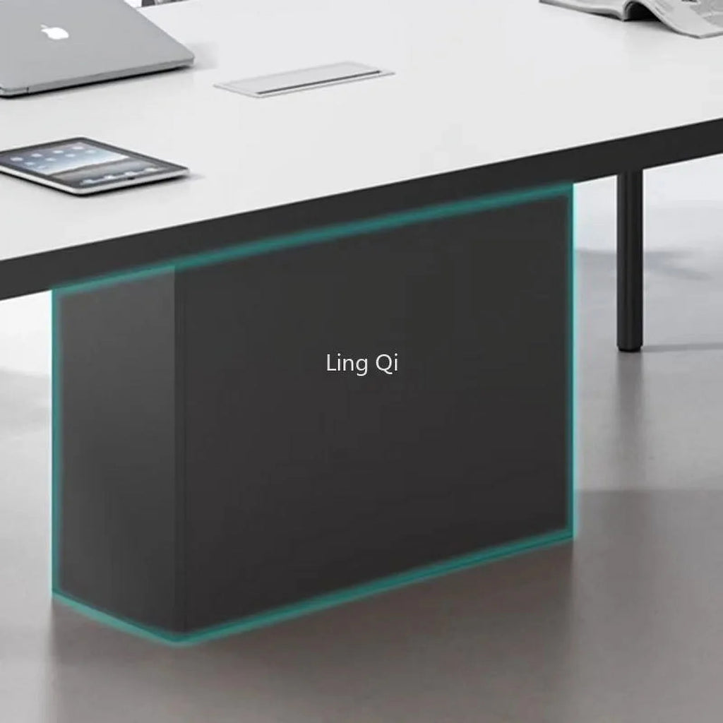 White Modern Computer Desk O78452