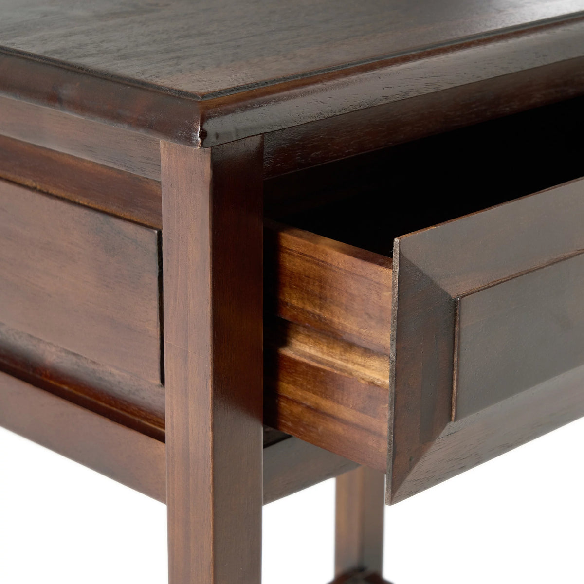 27" Acacia Wood Side Table E8300