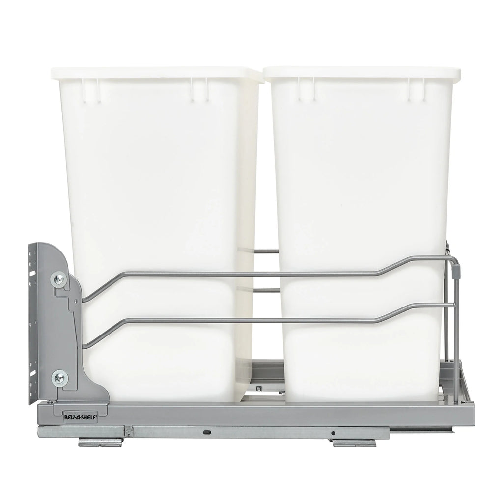 35 Quart Pullout Waste Container Trash Can J22046