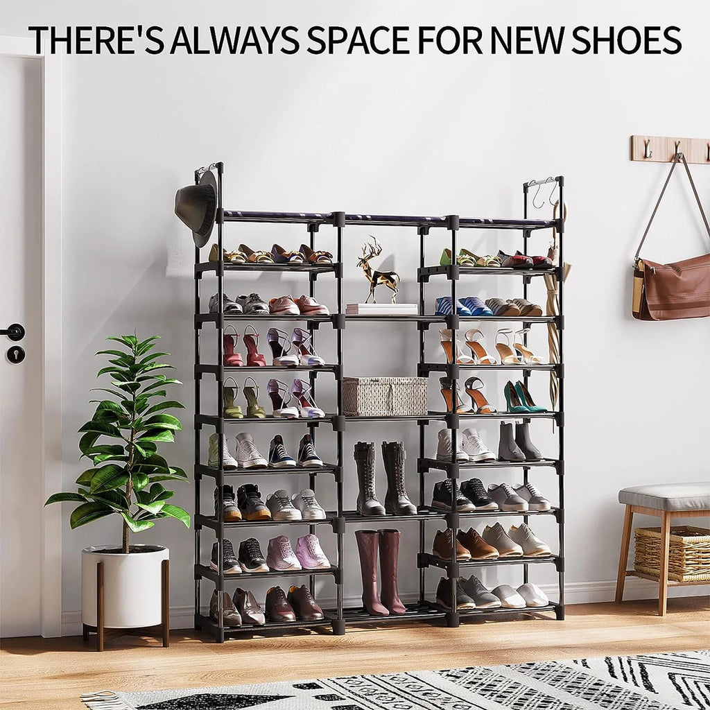 9 Tier Metal Shoe Rack H387057