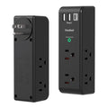 Surge Protector Outlet Extender with Rotating Plug, 6 AC Outlets and 3 USB Ports J145309