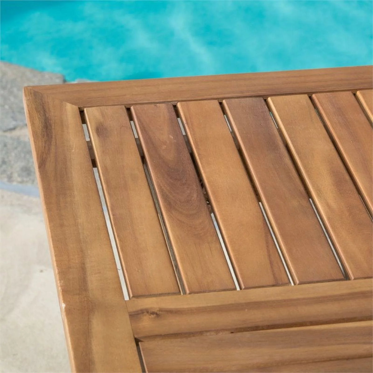 31.5" Square Wooden Patio Dining Table L764