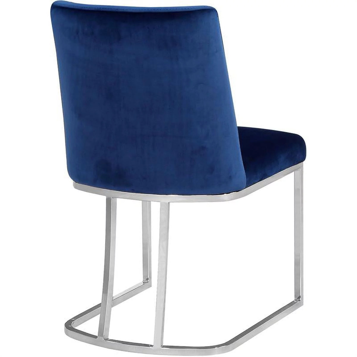 Navy Velvet Dining Chair Set of 2 B941