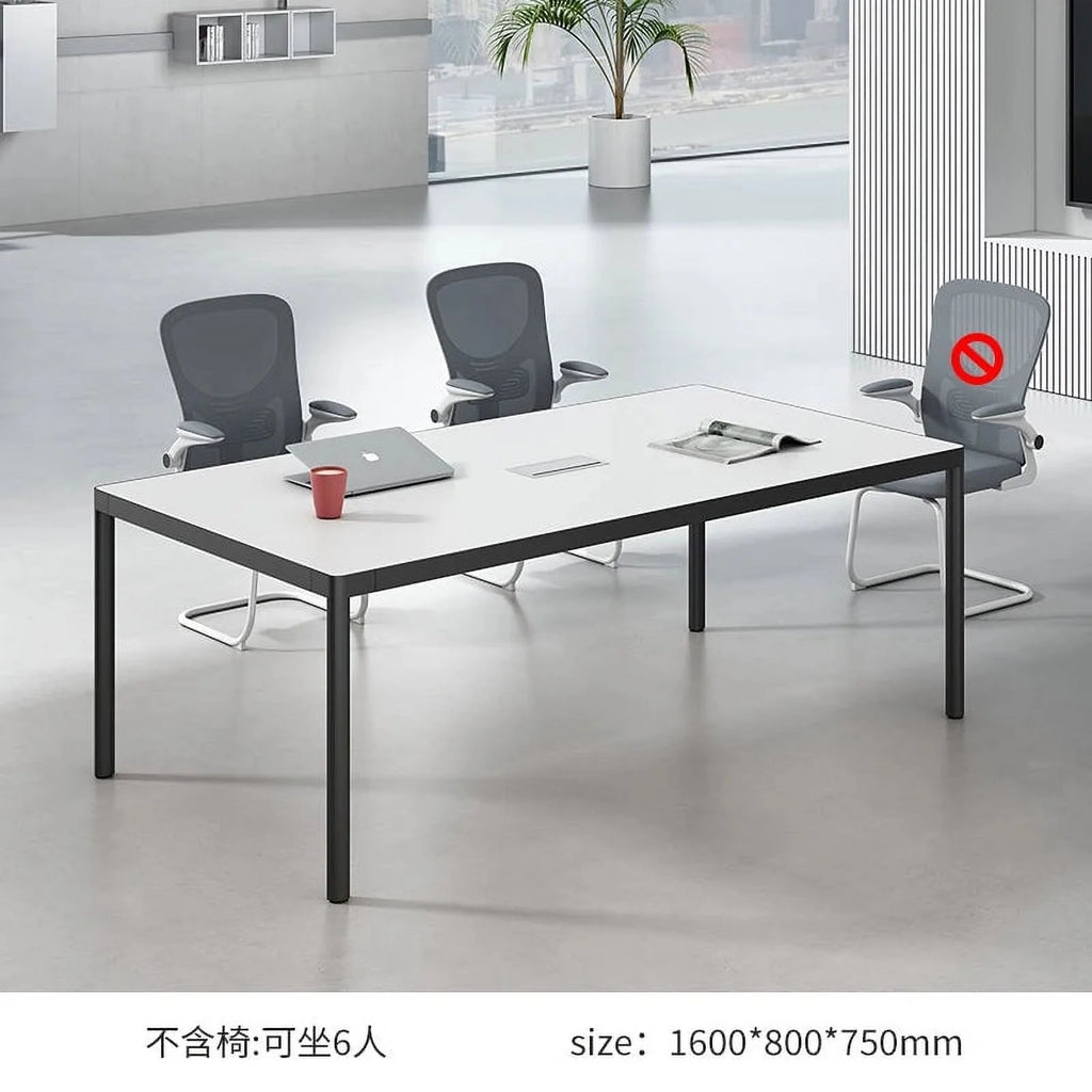 White Modern Computer Desk O78452