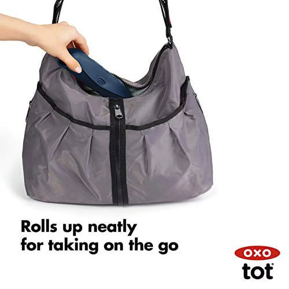 Roll-Up Bib 2 Pack Navy Gray G7115
