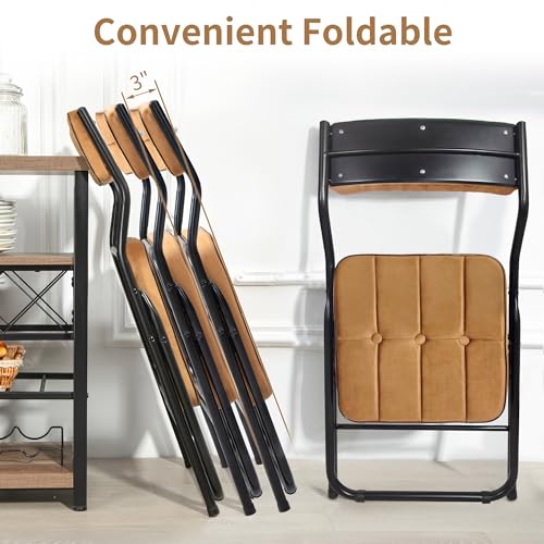 Padded Folding Chairs 4 Pack V9773