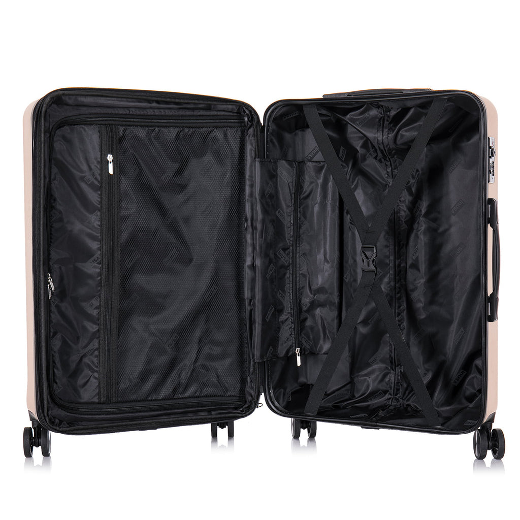 24" Hardside Lightweight Luggage with Spinner Wheels D495