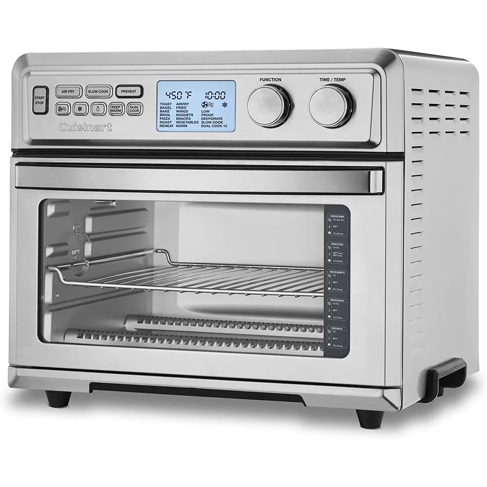 Large Digital AirFry Toaster Oven with 12 Piece Ceramic Coated Cutlery Set and Cutting Board U27627