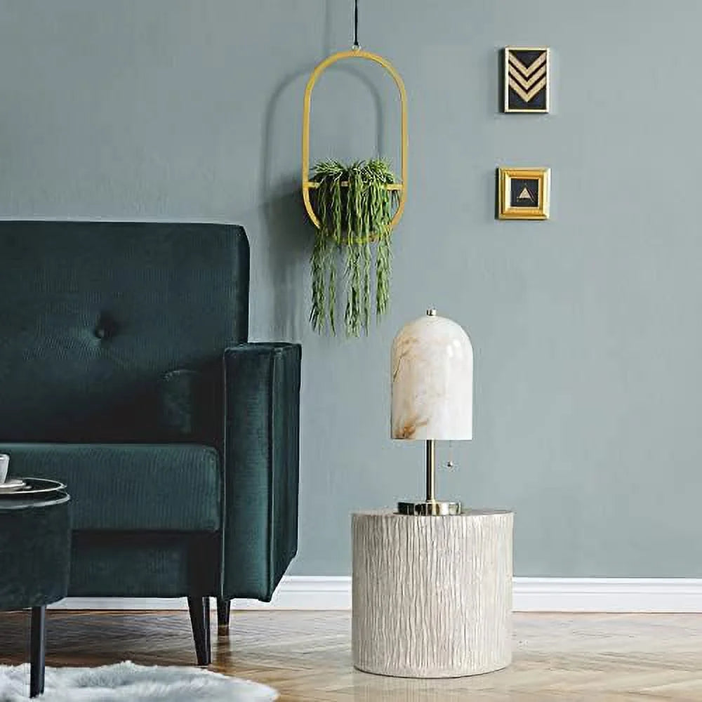 Tree Stump Accent Stool Side End Table Light Brown 15" H O18800