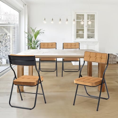 Padded Folding Chairs 4 Pack V9773
