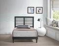 Cappuccino Twin XL Wooden Platform Bed A53033