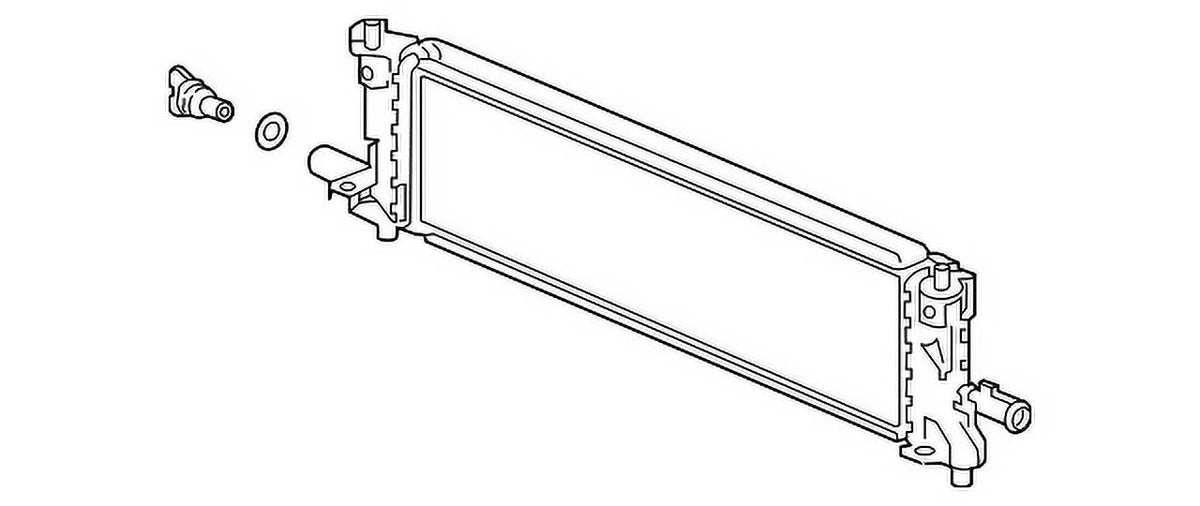 Direct Fit Plastic Tank Aluminum Core Radiator T749
