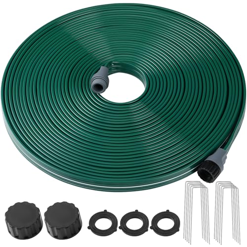 50ft 2 Pack Soaker Sprinkler Hose with Stakes J595978