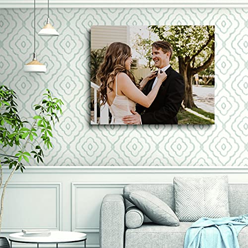 Custom Framed Canvas Prints with Photos, Personalized Picture to Canvas Wall Art (8" Wx10 H) H201347