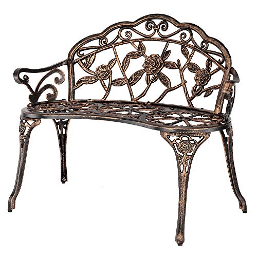 Cast Aluminum Outdoor Bench H374
