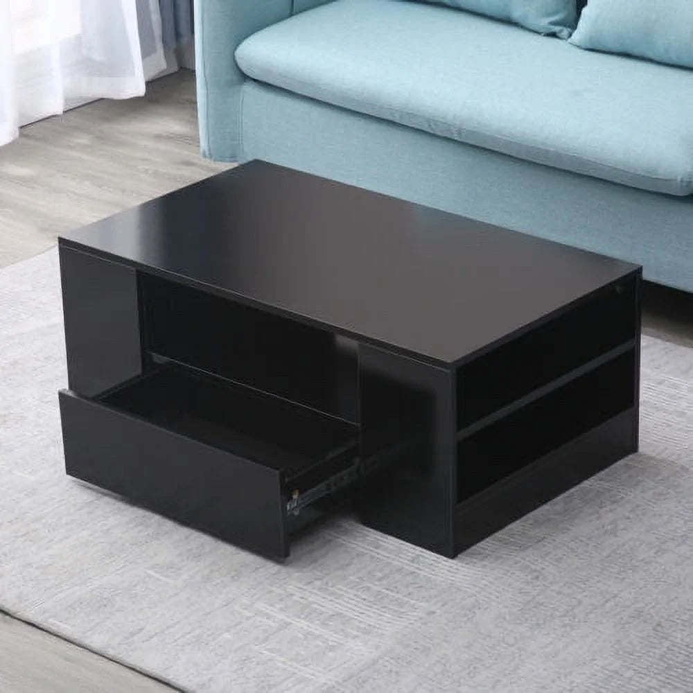 Black High Gloss Coffee Table U6251