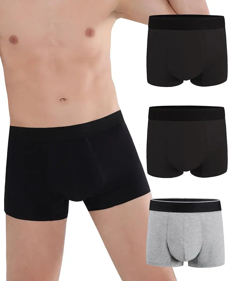 Washable Bladder Leak Proof Incontinence Boxer Brief 3 Pack D90604