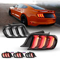 LED Tail Light for Ford Mustang Black Housing Clear Lens D2745