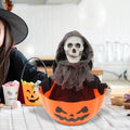 Halloween Candy Bowl with Motion Activated Light up Red Eyes and Sound K381