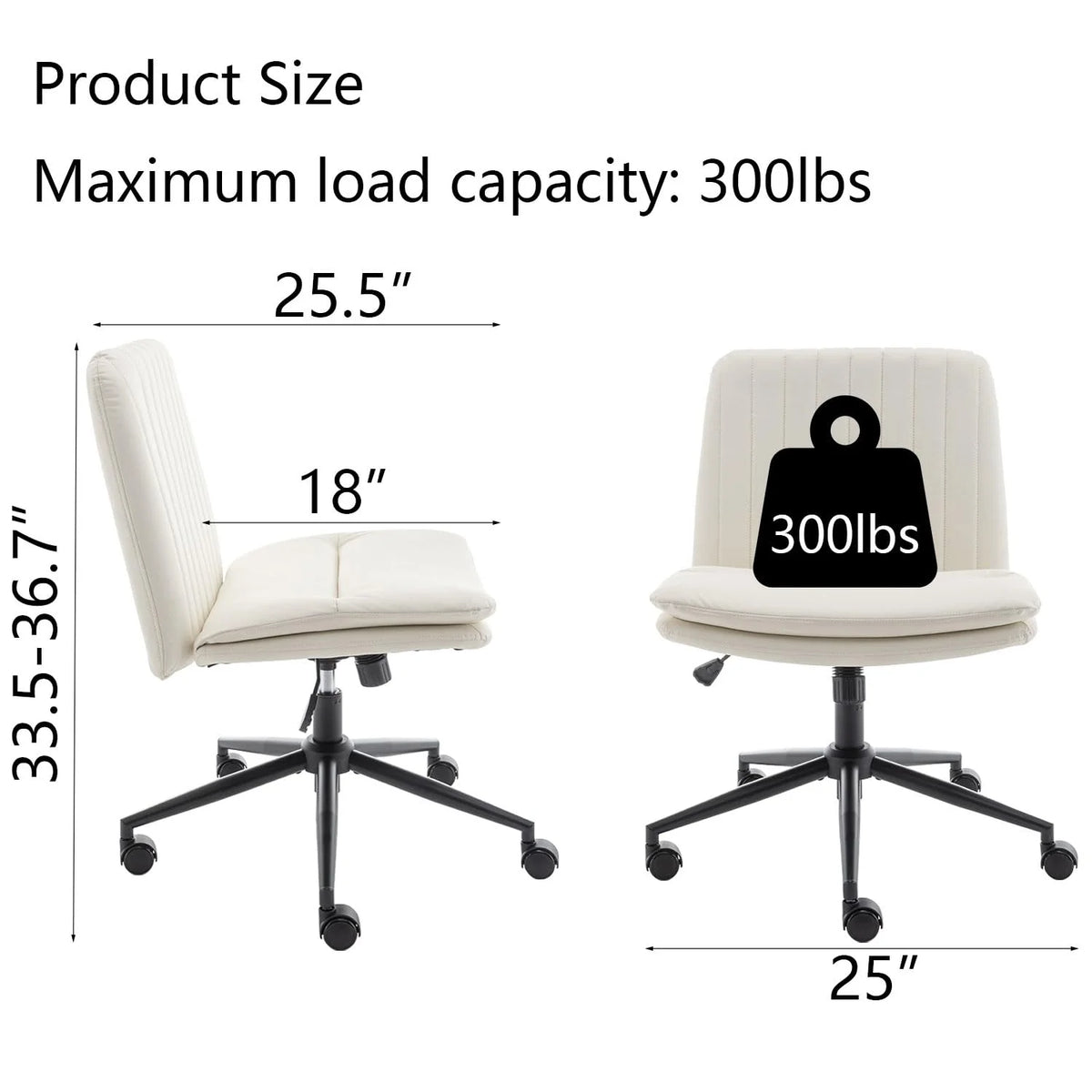 Criss Cross Chair with Wheels G212279