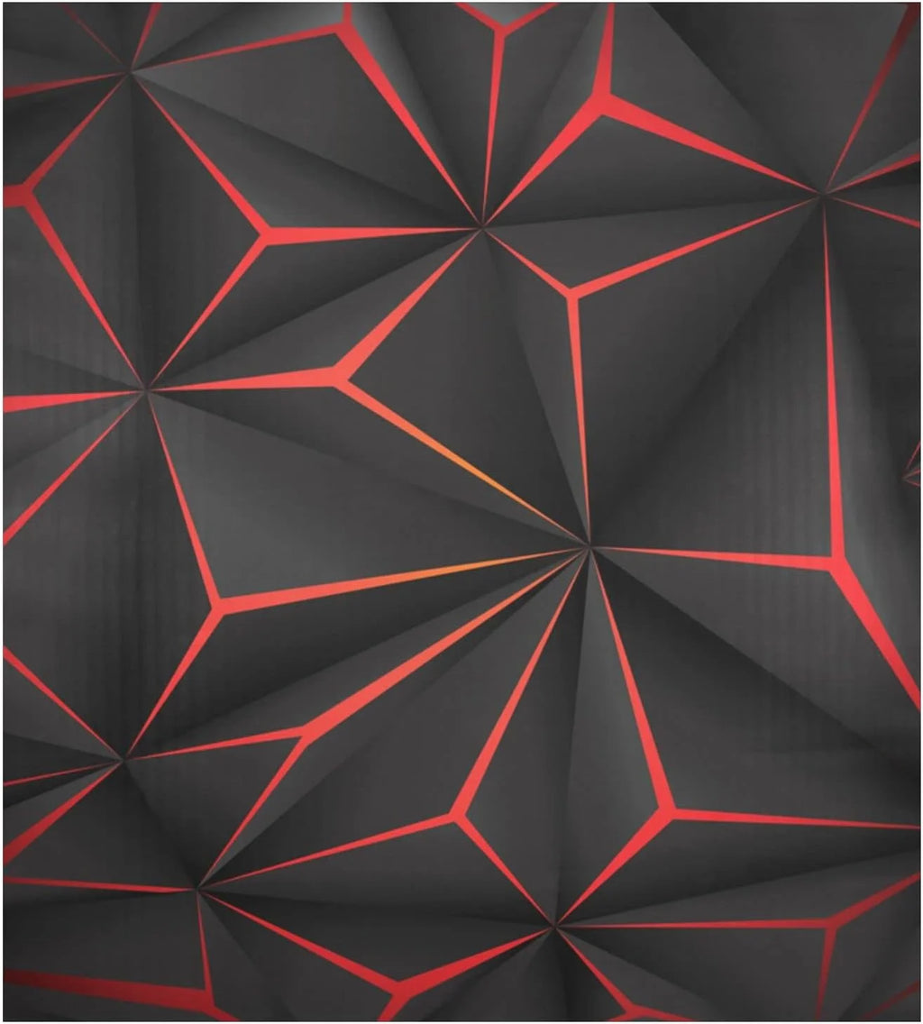 Black Geometric Dishwasher Magnet Sticker G989