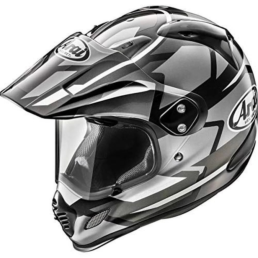Dual Sport Motorcycle Helmet Gray SM T69914