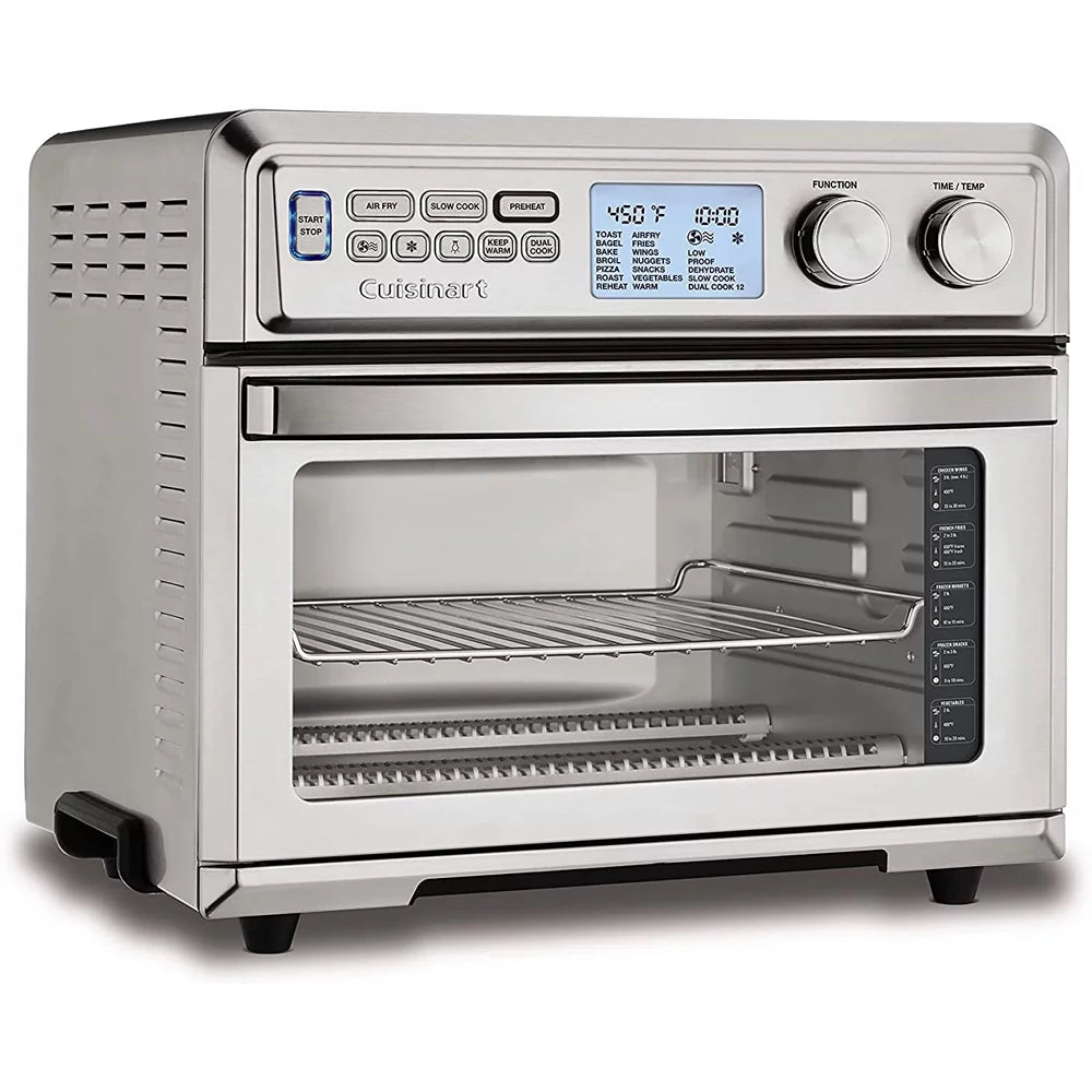 Large Digital AirFry Toaster Oven with 12 Piece Ceramic Coated Cutlery Set and Cutting Board U27627