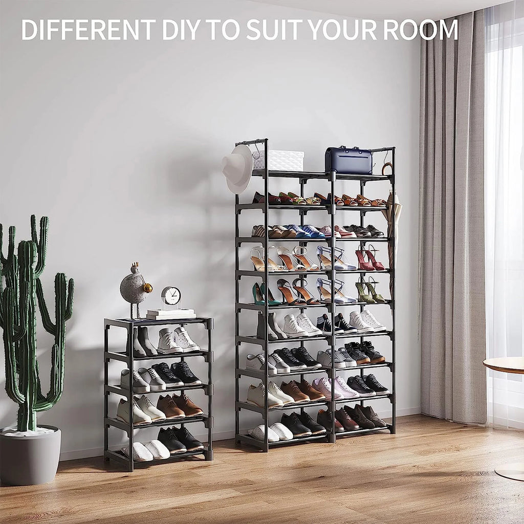 9 Tier Metal Shoe Rack H387057