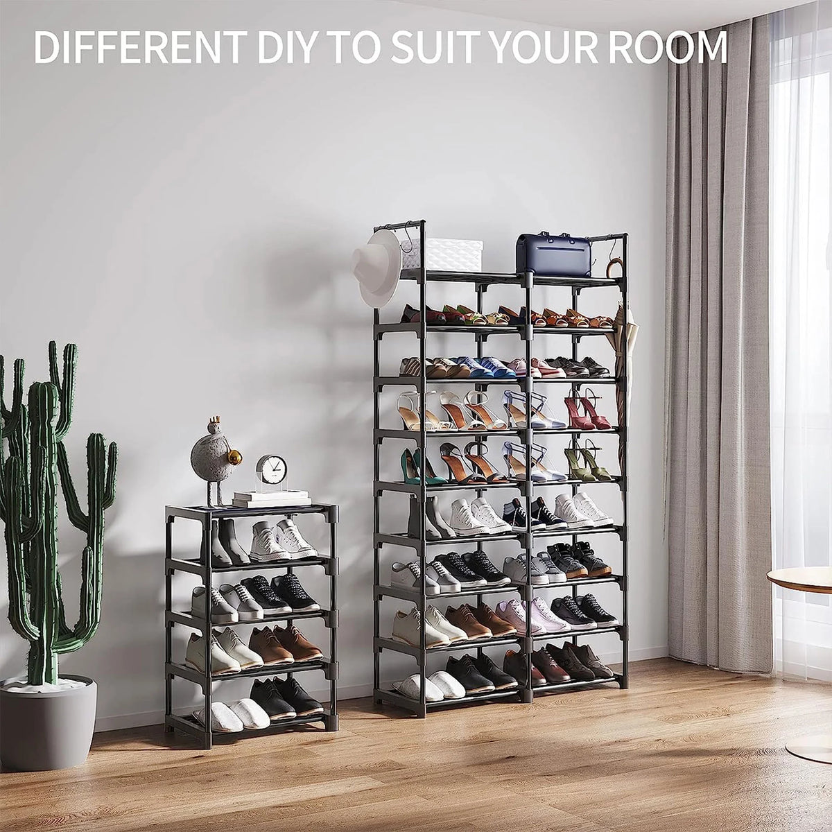 9 Tier Metal Shoe Rack H387057
