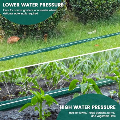 50ft 2 Pack Soaker Sprinkler Hose with Stakes J595978