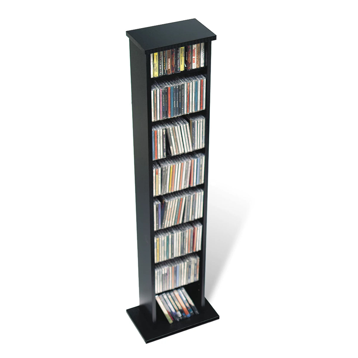 51" Black Wall Media Storage Rack S564398