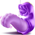 4 in 1 Tongue Thrusting Vibrator with 10 Licking & 10 Vibration Modes I148813