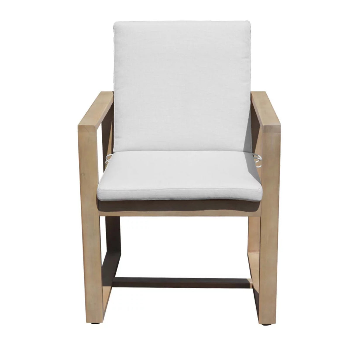 Natural Brown Eucalyptus Wood Dining Chair Z9855
