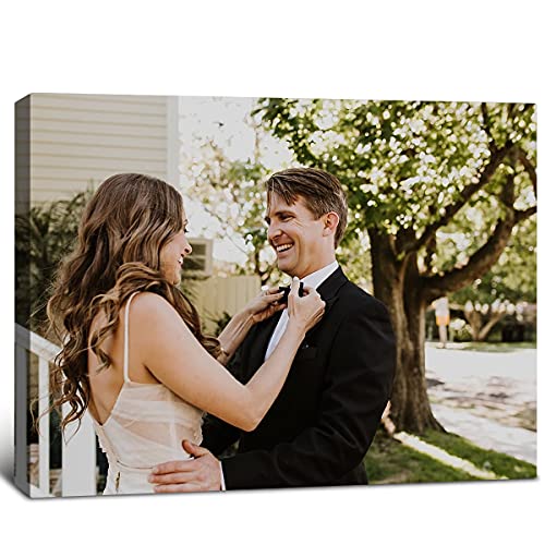 Custom Framed Canvas Prints with Photos, Personalized Picture to Canvas Wall Art (8" Wx10 H) H201347