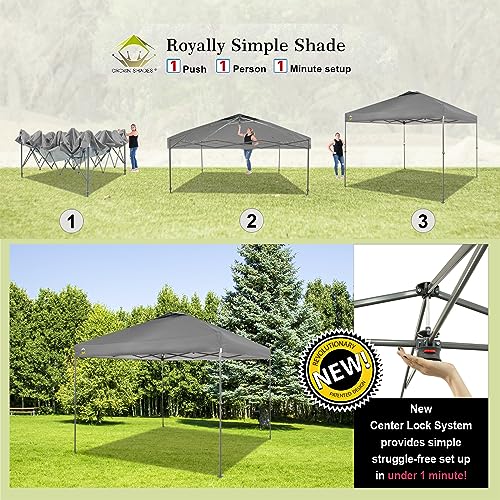 11x11 Pop Up Canopy Tent with Wheeled Bag, White G873182